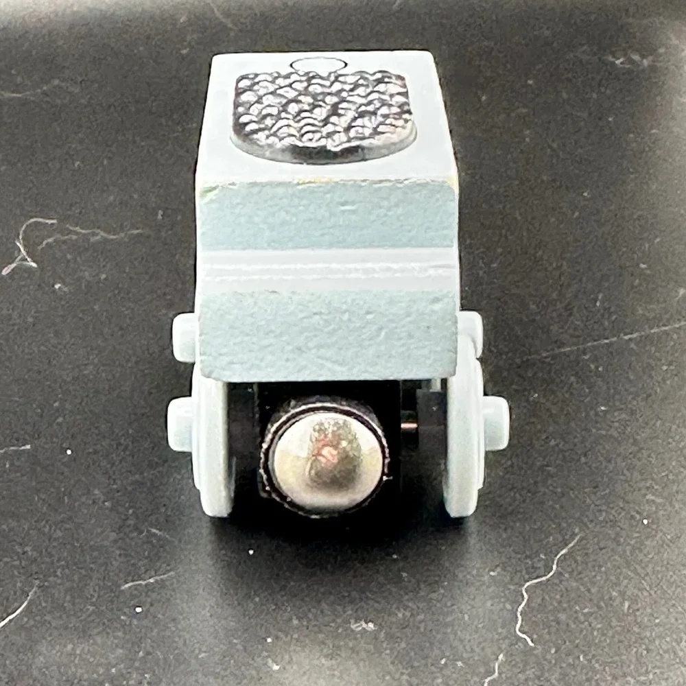 Thomas Wooden Railway Spencer's Tender Silver Coal Car 2003 Learning Curve Train